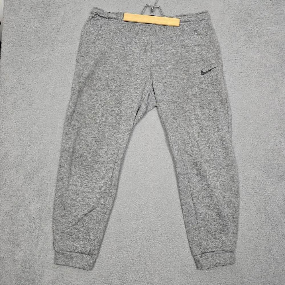 Nike Club Fleece Joggers XL Dri Fit Tapered Sweatpants Training Grey CV7739-063